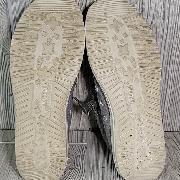 Hey Dude Wally Stretch Iron Slip On Loafers Mens Size 8 - Picture 7 of 12